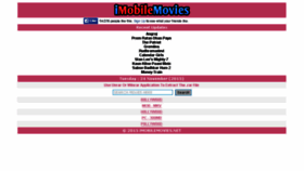 What Imobilemovies.net website looked like in 2015 (8 years ago)