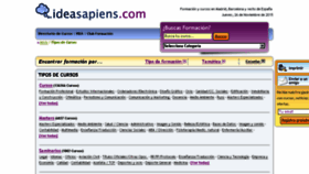 What Ideasapiens.com website looked like in 2015 (8 years ago)