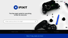 What Ifixit.net website looked like in 2015 (8 years ago)