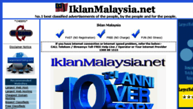 What Iklanmalaysia.net website looked like in 2015 (8 years ago)