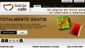 What Iniciocafe.com website looked like in 2015 (8 years ago)