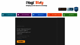 What Iyogiblog.com website looked like in 2015 (8 years ago)