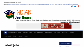 What Indianjobboard.com website looked like in 2015 (8 years ago)