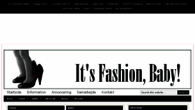 What Itsfashionbaby.dk website looked like in 2015 (8 years ago)