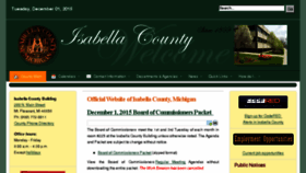 What Isabellacounty.org website looked like in 2015 (8 years ago)