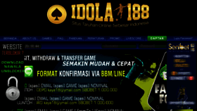 What Idola777.com website looked like in 2015 (8 years ago)