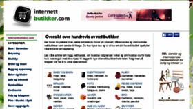 What Internettbutikker.com website looked like in 2015 (8 years ago)