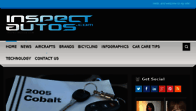 What Inspectautos.com website looked like in 2015 (8 years ago)