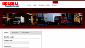 What Isuzutruckservice.com website looked like in 2015 (8 years ago)