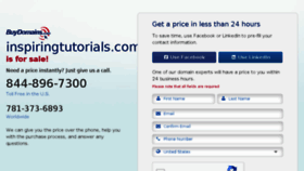 What Inspiringtutorials.com website looked like in 2015 (9 years ago)