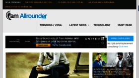 What Iamallrounder.com website looked like in 2015 (8 years ago)