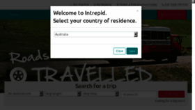What Intrepidtravel.com.au website looked like in 2015 (8 years ago)