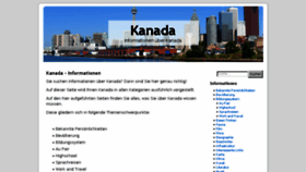 What Informationen-kanada.de website looked like in 2015 (8 years ago)