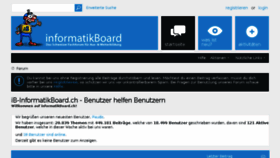 What Informatikboard.com website looked like in 2015 (8 years ago)
