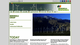What Iberdrolarenewables.us website looked like in 2015 (8 years ago)