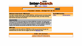 What Inter-search.co.uk website looked like in 2015 (8 years ago)