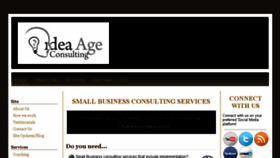 What Ideaageconsulting.com website looked like in 2016 (8 years ago)