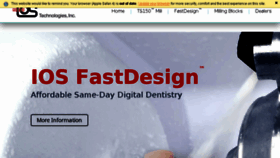 What Ios3d.com website looked like in 2016 (8 years ago)