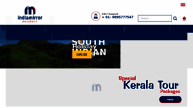 What Indiamirror.in website looked like in 2016 (8 years ago)