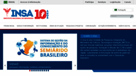 What Insa.gov.br website looked like in 2016 (8 years ago)