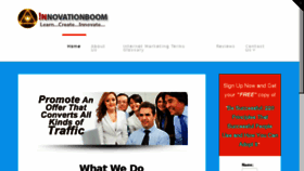 What Innovationboom.com website looked like in 2016 (8 years ago)