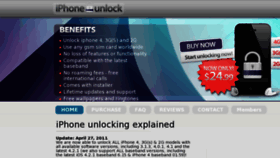 What Iphone-unlock.com website looked like in 2011 (13 years ago)