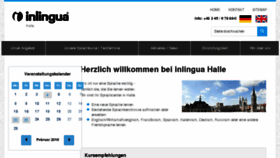 What Inlingua-halle.de website looked like in 2016 (8 years ago)
