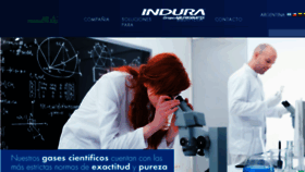 What Indura.com.ar website looked like in 2016 (8 years ago)