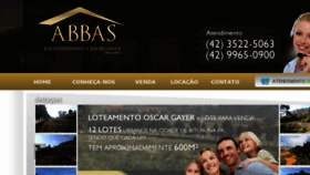 What Imoveisabbas.com.br website looked like in 2016 (8 years ago)