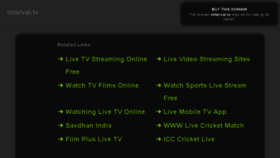 What Interval.tv website looked like in 2016 (8 years ago)