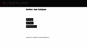 What Institutjoanguinjoancat.electude.eu website looked like in 2016 (8 years ago)
