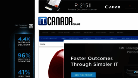What Itincanadaonline.ca website looked like in 2016 (8 years ago)