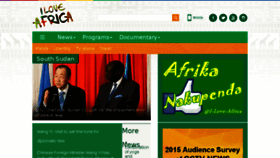 What Iloveafrica.com website looked like in 2016 (8 years ago)