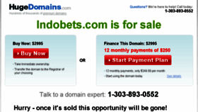 What Indobets.com website looked like in 2016 (8 years ago)