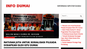 What Infodumai.com website looked like in 2016 (8 years ago)