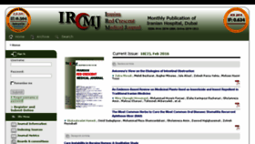 What Ircmj.com website looked like in 2016 (8 years ago)