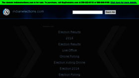 What Indianelections.com website looked like in 2016 (8 years ago)
