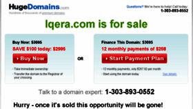 What Iqera.com website looked like in 2016 (8 years ago)
