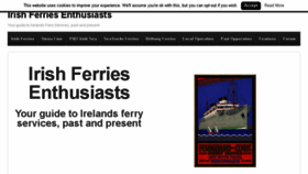 What Irish-ferries-enthusiasts.com website looked like in 2016 (8 years ago)
