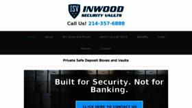 What Inwoodvaults.com website looked like in 2016 (8 years ago)