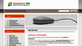 What Interaktiv-net.de website looked like in 2016 (8 years ago)