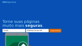 What Infoseguranca.com.br website looked like in 2016 (8 years ago)