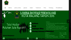 What Inotek.malangkota.go.id website looked like in 2016 (8 years ago)