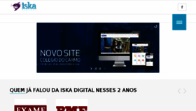 What Iskadigital.com.br website looked like in 2016 (8 years ago)