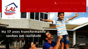 What Imobiliarialal.com.br website looked like in 2016 (8 years ago)