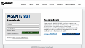 What Iagentemail.com website looked like in 2016 (8 years ago)