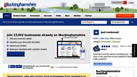 What Ibuckinghamshire.co.uk website looked like in 2016 (8 years ago)