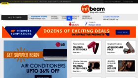 What Infibeam.net website looked like in 2016 (8 years ago)