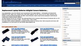What Ilaptopbattery.com website looked like in 2016 (8 years ago)