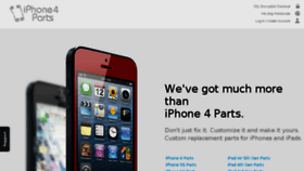 What Iphone4parts.com website looked like in 2016 (8 years ago)